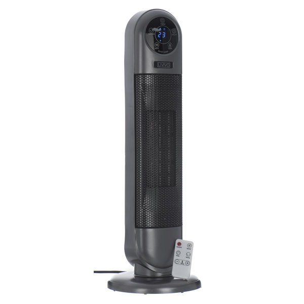 LIVIVO 60Cm Oscillating Tower Fan Heater Wayfair.co.uk